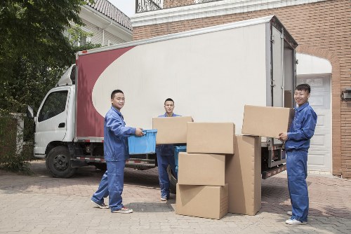 Safe handling of office furniture and IT equipment during Yiewsley removals