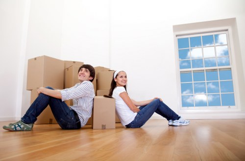 Household moving service in Yiewsley preparing furniture and belongings