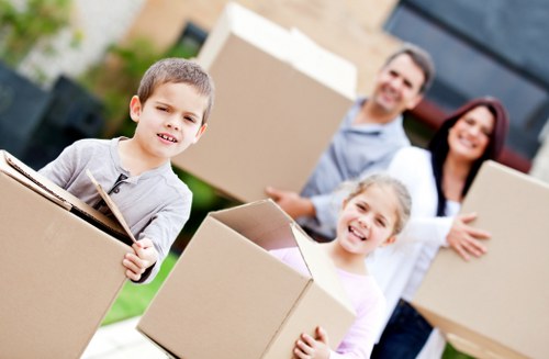 Man and van moving boxes and furniture in Yiewsley