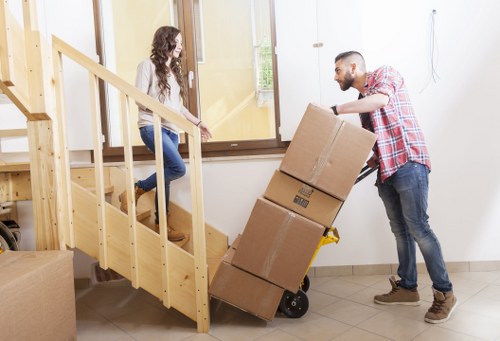 Specialist packing materials used for safe relocation services in Yiewsley