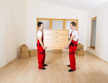 Safely packed boxes inside a secure Yiewsley storage unit